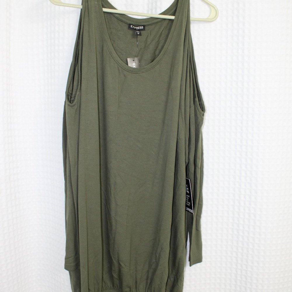 Express Army Green Dress